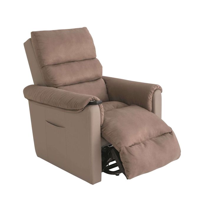 Poltrona Cosy Up 1 motor microfibra taupe.
Poltrona Cosy Up 2 motore