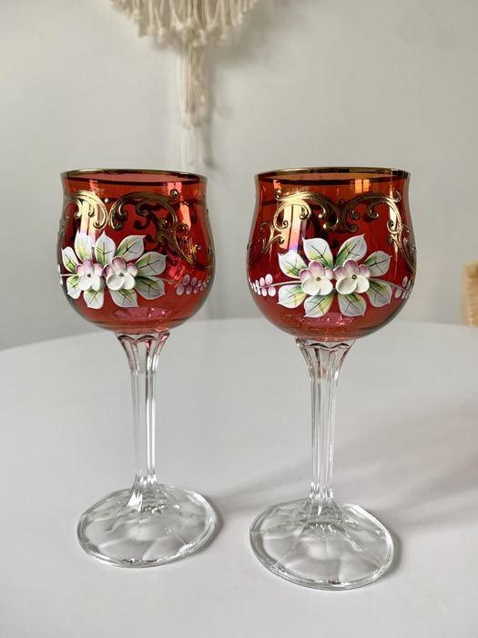 Бокали ручної роботи вінтаж