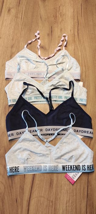 Biustonosze dla nastolatki roz XS i S   158/164