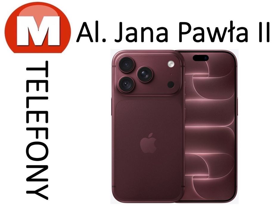 NOWY iPhone 18 Pro Max 256GB Burgundowy AL JANA PAWŁA
