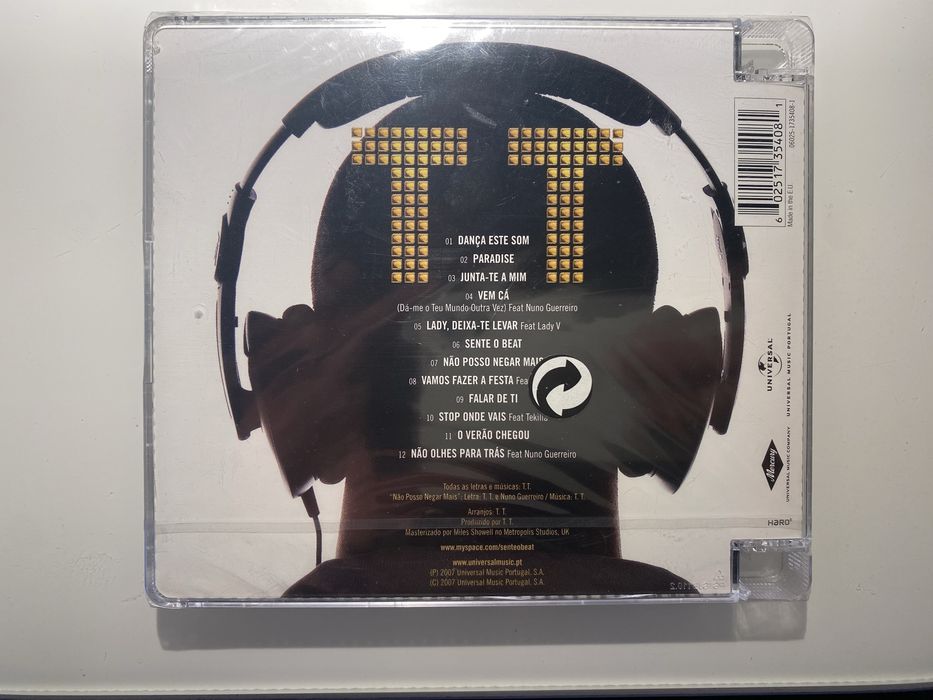 CD do TT ainda selado com plástico