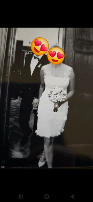 Suknia ślubna krótka  ślub cywilny Annais Bridal