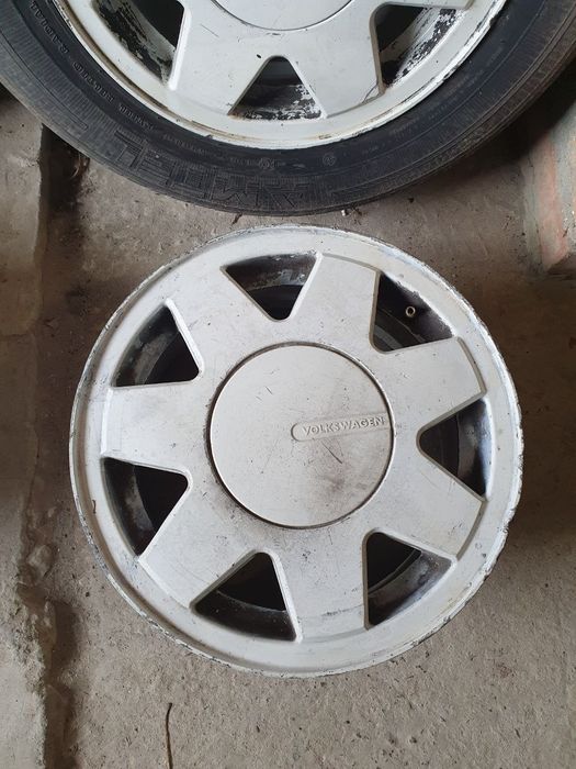 Оригінальні титанові диски VW Golf/Jetta MK2 R13 4x100 з ковпачками
