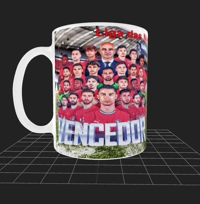 Canecas Estampadas Portugal Vencedor da Liga das Nações 2024/2025