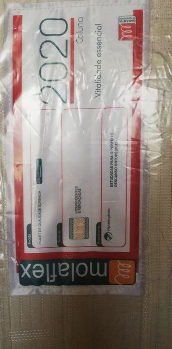 Colchão solteiro Molaflex "Coluna" 185x90