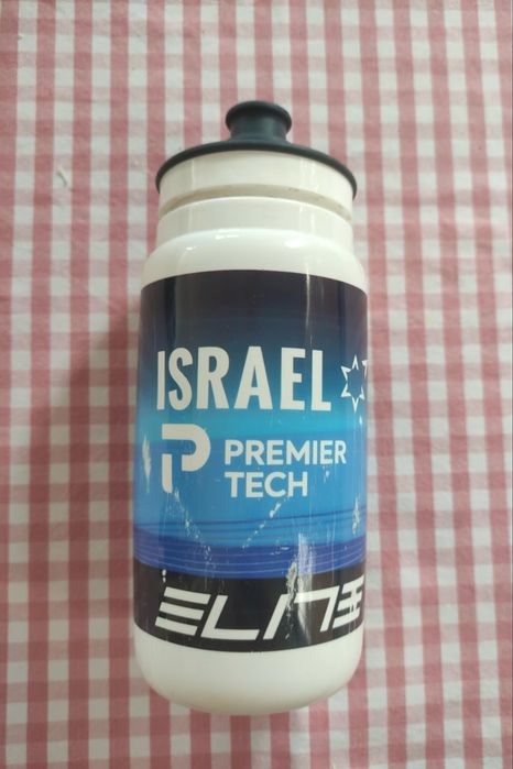 Kolekcjonerski bidon kolarski Team Israel biały niebieski 500ml