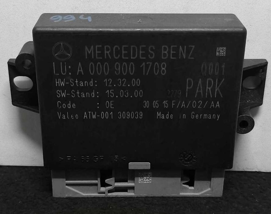 Centralina Sensores Estacionamento MERCEDES-BENZ A-CLASS (W176) ano 2012