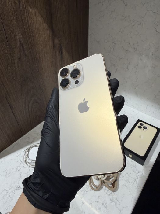 telefon smartfon Apple iPhone 13 pro 128 GB złoty gold MLVC3PM/A