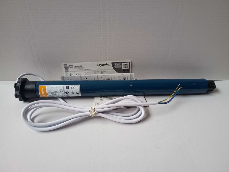 Somfy Oximo 50 RTS 10/17 bezprzewodowy silnik rolety, rurowy Roleta