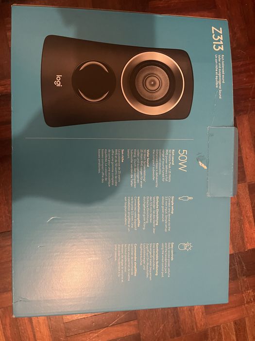 Conjunto Subwoofer + Speakers Logitech