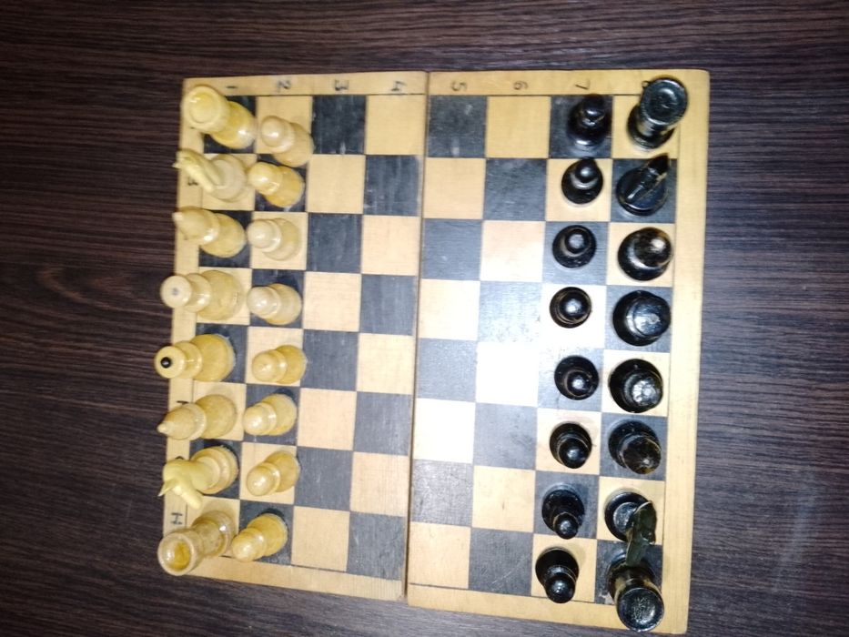 Фигурки Шахматы деревянные итк  СССР 29.5 на 29