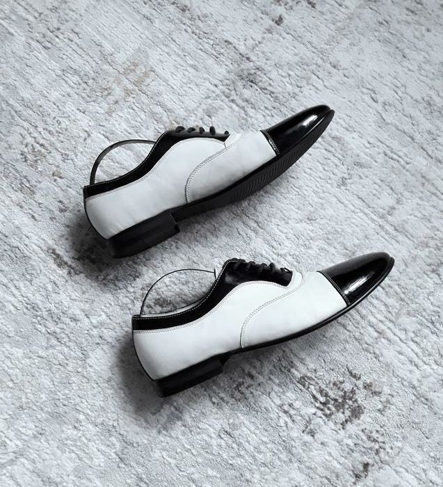 Стильні шкіряні туфлі, броги, унісекс, 40-41, Braska