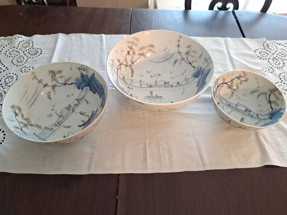 Taças de louça chinesa para decoração