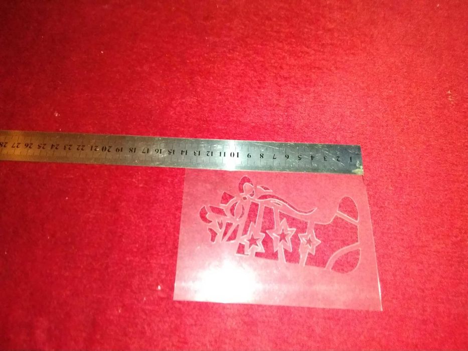 Новогодние трафареты