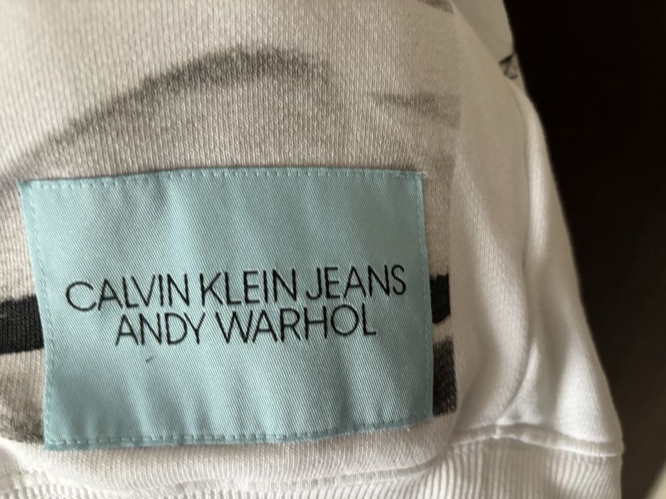 худи Calvin klein jean Andy Warhol by Raf Simons