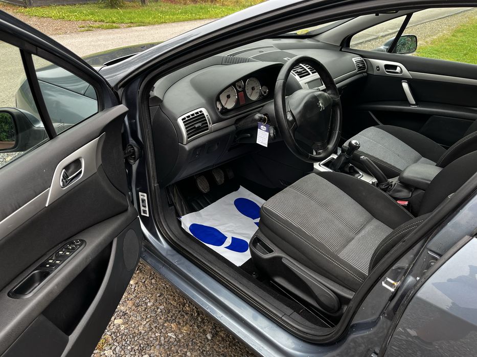 Peugeot 407 1.8 benzyna 2007r alufelgi chromy ZADBANY OPŁACONY