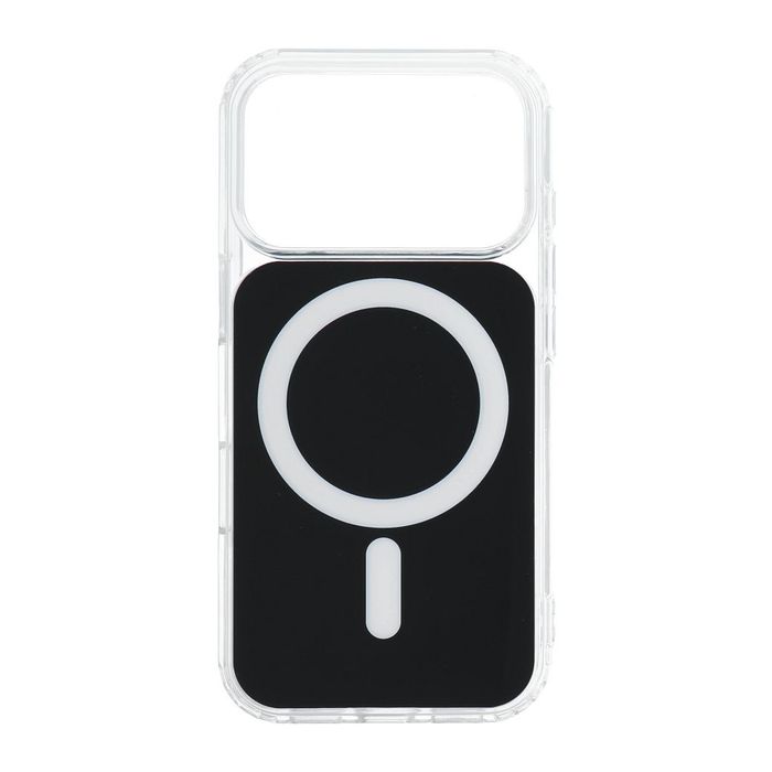 Etui na iPhone 17 Pro Max / 18 Pro Max (low camera edge) Clear Fusion Mag Cover zgodne z MagSafe czarne