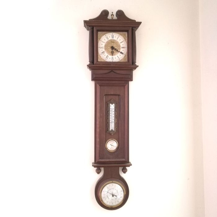 Relógio de parede  Kienzle, madeira maciça, de 1971