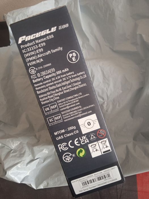 Drone NOVO ainda embalado