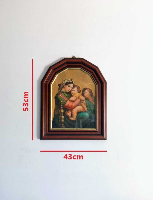 Quadro Madonna della Seggiola Nossa Senhora da Cadeira