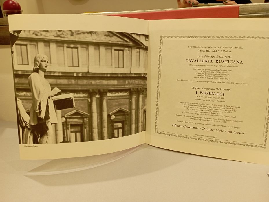 LP's com 2 óperas - Cavalaria Rusticana e I Pagliacci