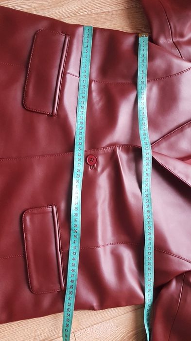 Deadwood Bradley India Blazer kurtka marynarka skóra naturalna red