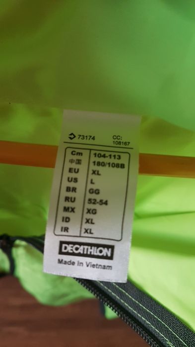 Kamizelka rowerowa kolarska męska rozm XL Btwin