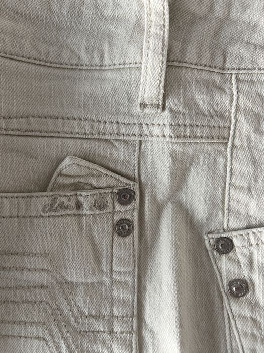 Szorty spodenki kremowe pas 86-88 cm claire.dk bermudy