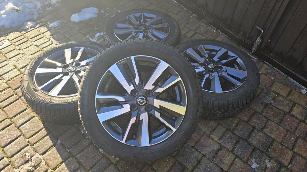 Komplet  kół koła  felgi 16" Nissan Micra k14 opony zimowe 195/55/16