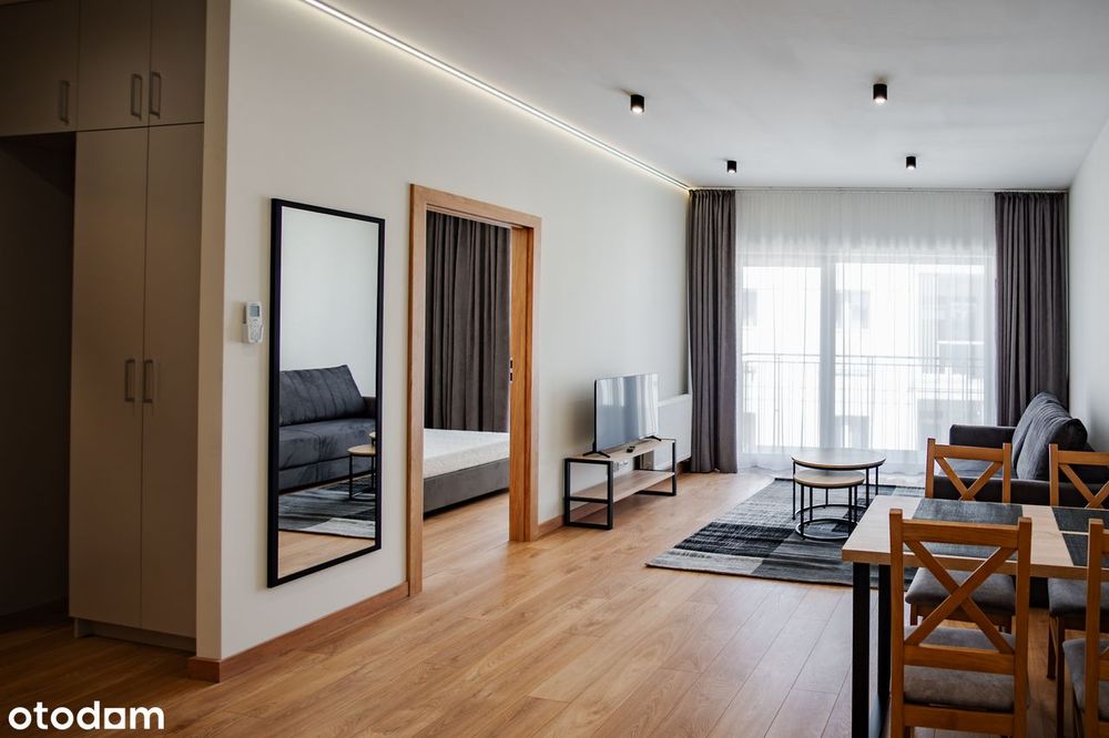 2 pokoje 46 m², w pełni wyposażone, klima, 6, 12 m-cy. Możliwa FV. - Widok 3