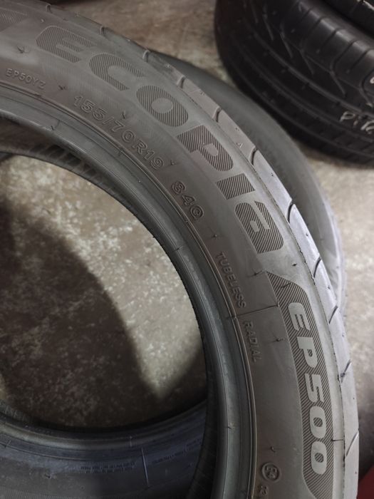 Pneus 155/70r19 Bridgestone Ecopia EP500 com 80% piso
