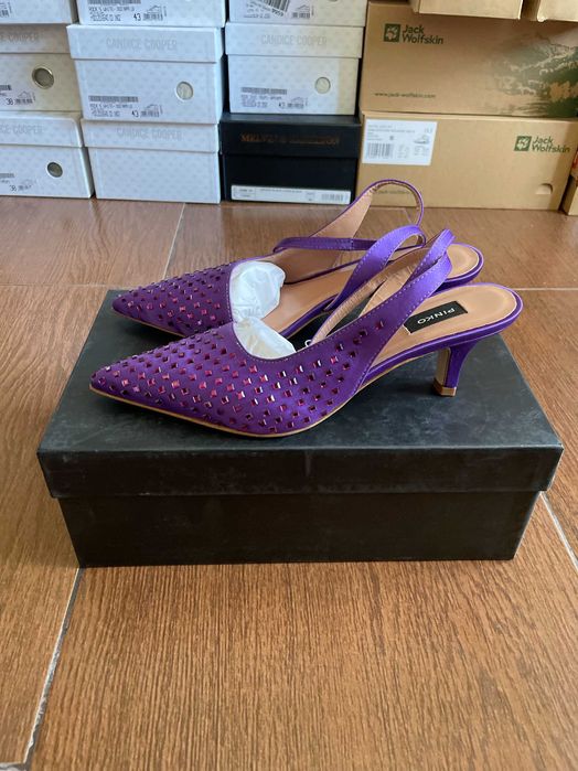 Pinko Szpilki/Sandały MENTA | z dodatkiem skóry 37