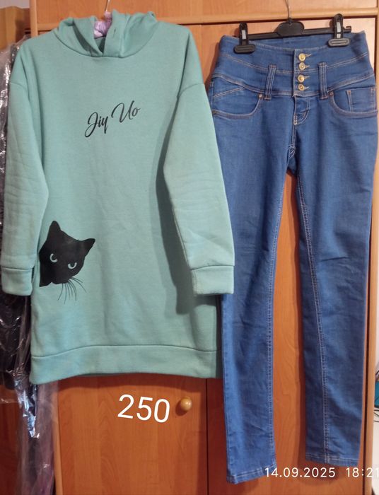 Пакет новые и б/у вещей на девочку 13-15лет