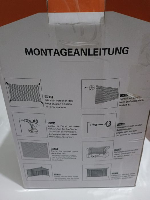 Rede para gatos 6x3 m