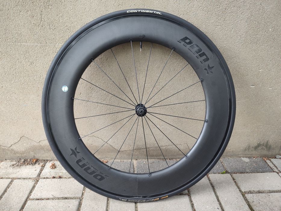 Koło karbonowe szosowe przednie Ron stożek 80mm