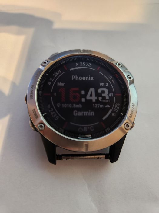 Garmin Fenix 6 srebrny plus 4 paski quickfit