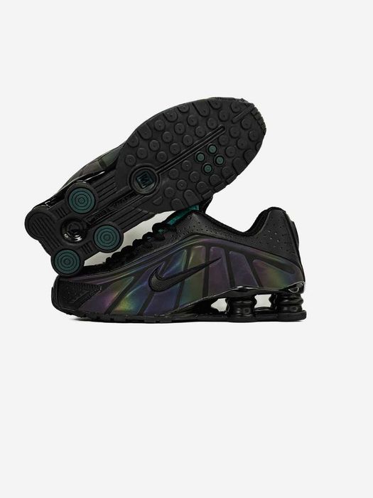 !PREMIUM! Nike Sportswear Shox R4 SE Black Seaweed Lt Lemon Twist