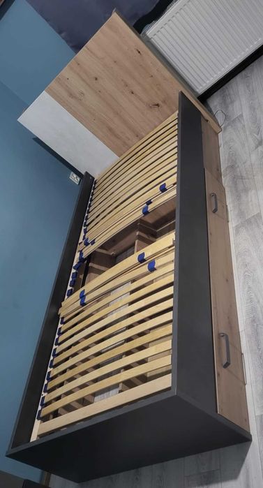 Lenart łóżko młodzieżowe jednoosobowe z kolekcji Qubic 90/200