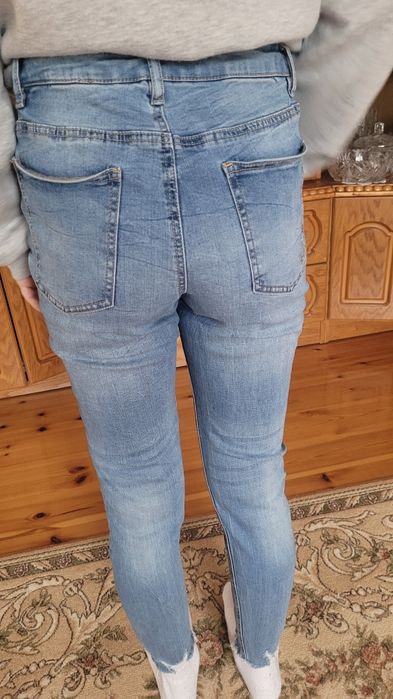 Spodnie damskie jeansowe