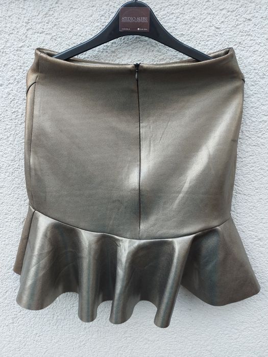 Spódniczka Mohito złota z baskinką XS/34