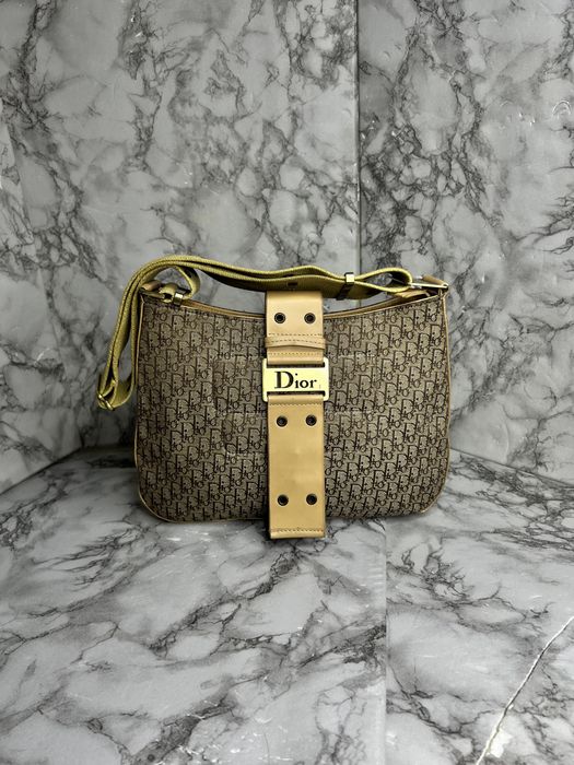 Сумка кожаная Cristian Dior  винтаж номерная