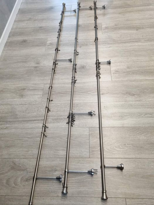 Karnisze 3szt jak nowe