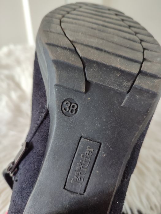 Kozaki czarne na obcasie