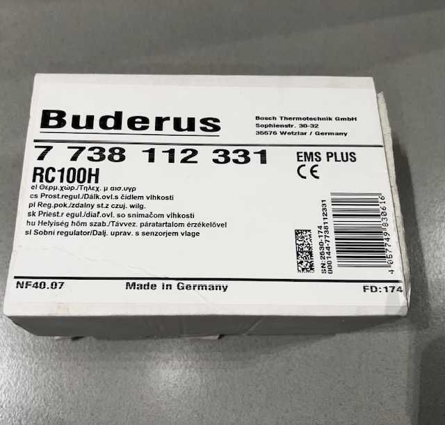 BUDERUS regulator pokojowy RC100H zdalny Nowy