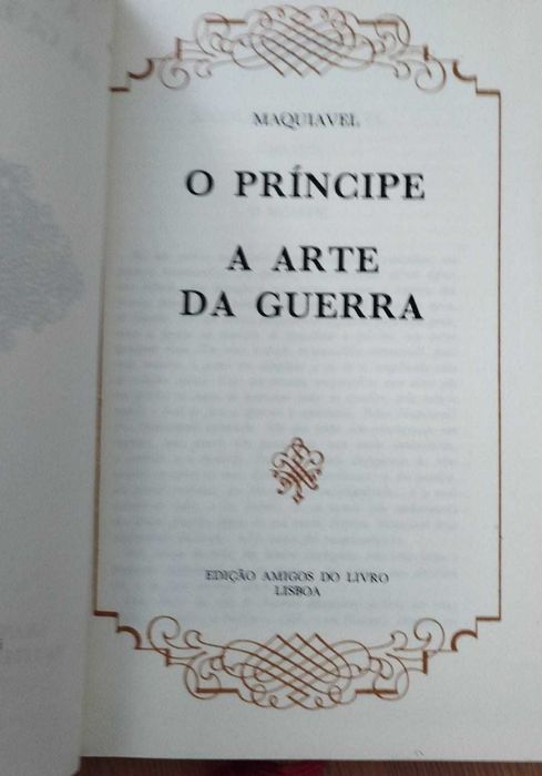 O Príncipe e a Arte da Guerra - Maquiavel