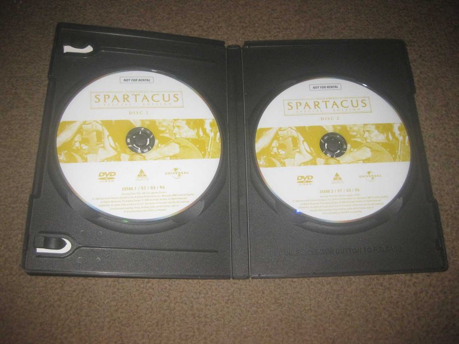 "Spartacus" de Stanley Kubrick/Edição Especial 2 DVDs