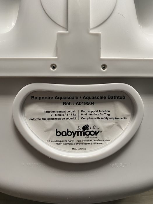 Wanna Wanienka Aqua Scale z wagą i termometrem BabyMoov
