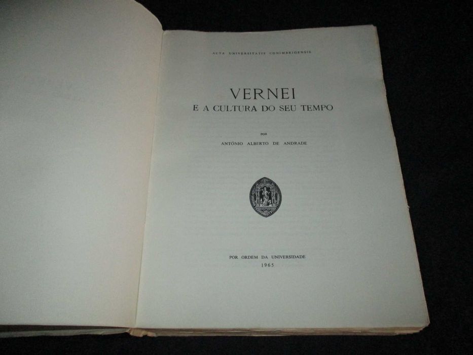 Livro Vernei E a Cultura do seu tempo 1966