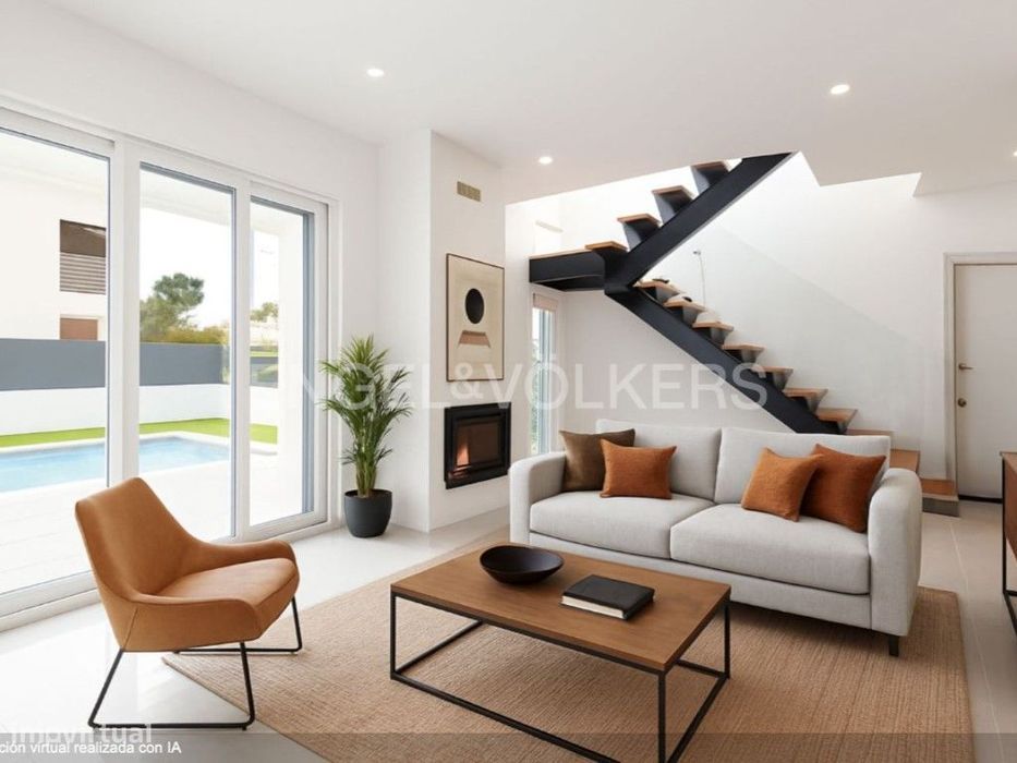 Moradia T3 com piscina em Charneca da Cotovia