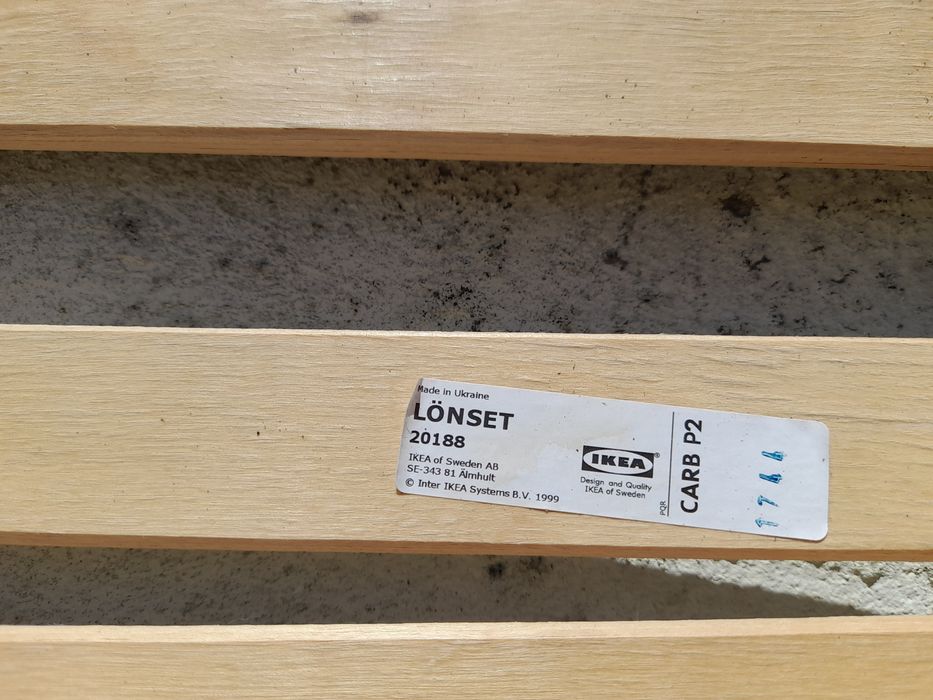 Estrado de cama madeira 90x2000 *lonset*